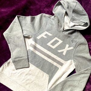 Two Tone Grey Small Fox Hoodie